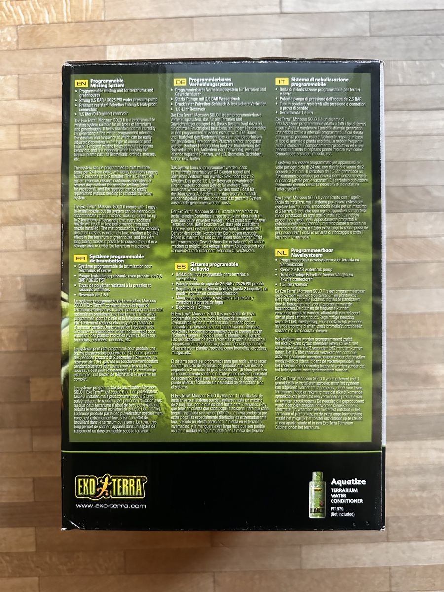 Exo terra Terrario: ExoTerra Monsoon Solo 2 – Usato da Rämismühle venduto da sev_fh 1