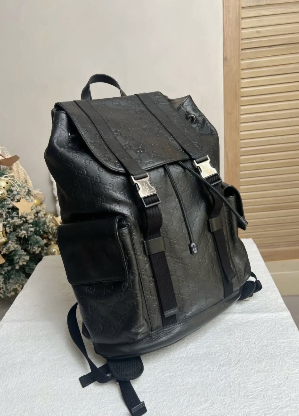 Gucci Zaini: Gucci Rucksack Leder Schwarz – Usato da Horw venduto da NapoleonSSCS 2