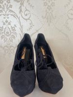 Rupert Sanderson Pumps Gr. 39 – Navy Veloursleder