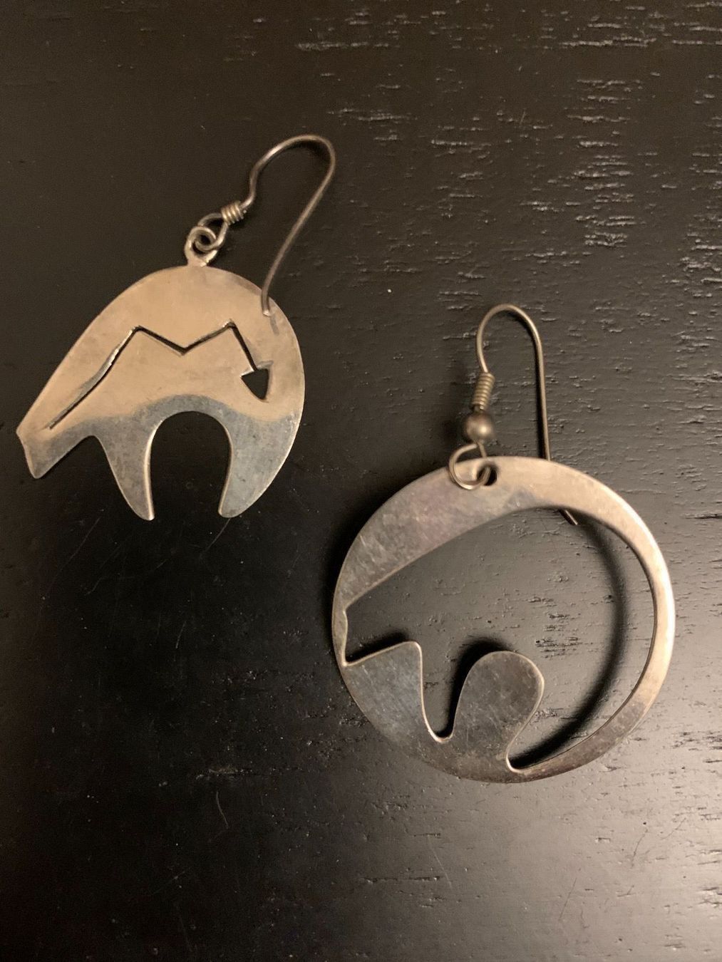 Orecchini pendenti & Orecchini a lobo: Indianische Silber Ohrringe – Usato da Birsfelden venduto da Exclusivity 1