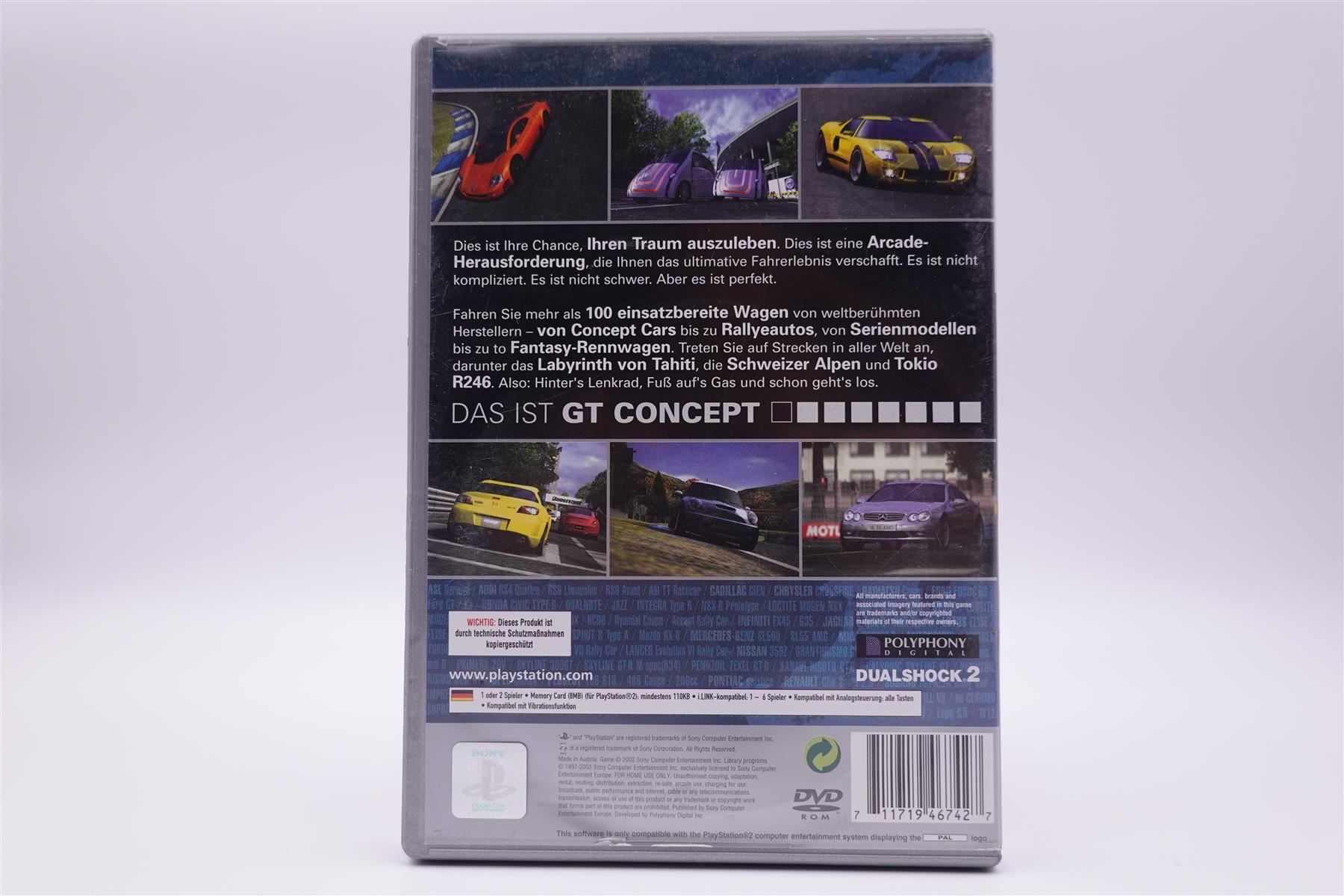 Sony Spiele: Gran Turismo Concept (PS2) – Gebraucht aus Herisau von ZelliZone 1