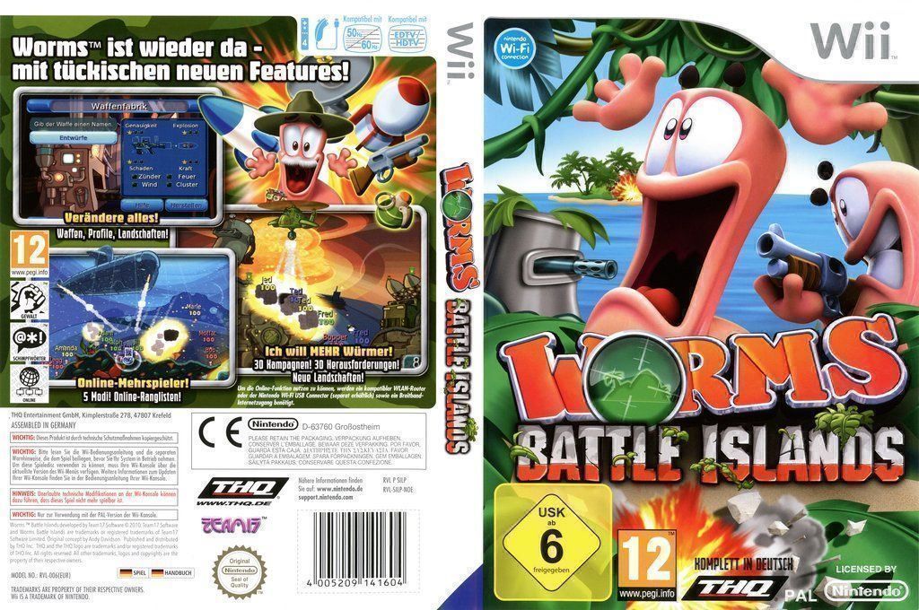 Nintendo Giochi: Worms Battle Islands - Nintendo Wii – Usato da Pambio Noranco venduto da Pol69 1