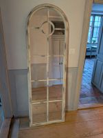 Grosser Vintage Spiegel im Fensterdesign, Shabby Chic