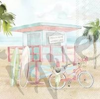 Serviette miami beach (1496)  2Stk.