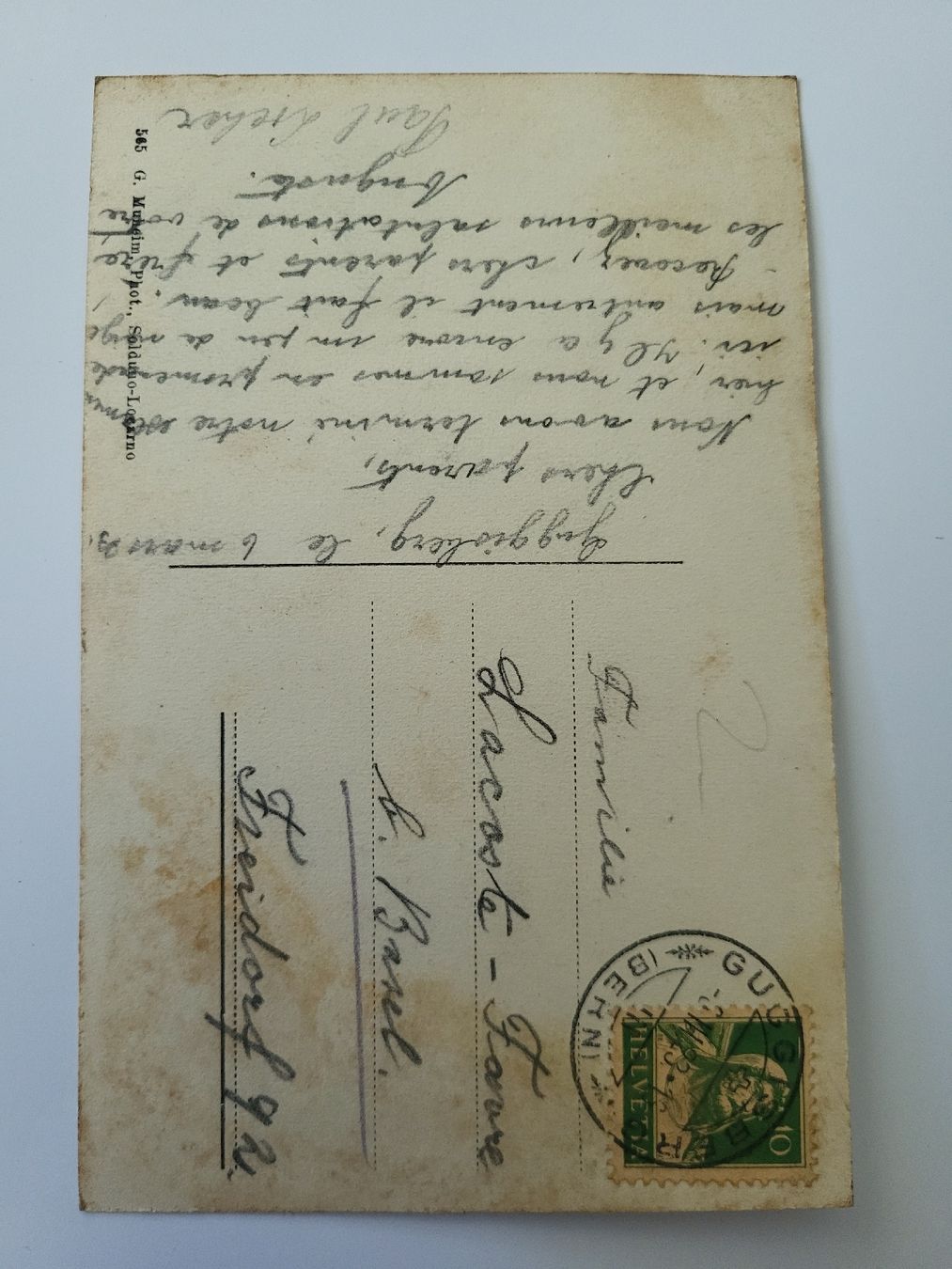 Cartoline postali: Alte Ansichtskarte Guggisberg mit Guggershorn R21 – Usato da nunningen venduto da mic_88k2 1