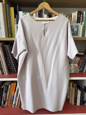 Robe Max Mara en laine vierge rose poudré  taille 38