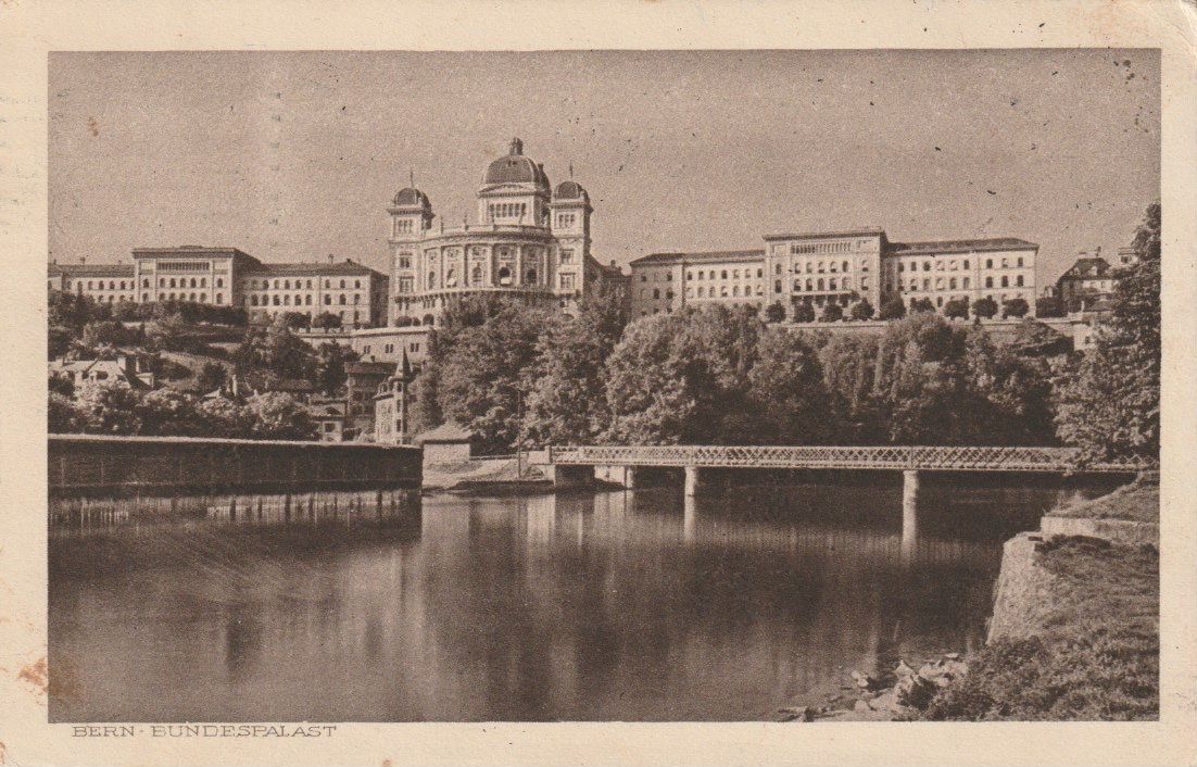 Cartoline postali: P 9 Bern, Bundespalast, 1915 – Usato da Freienbach venduto da Bhaltis