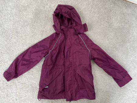 Kinder Regenjacke, Lila, Grösse 104