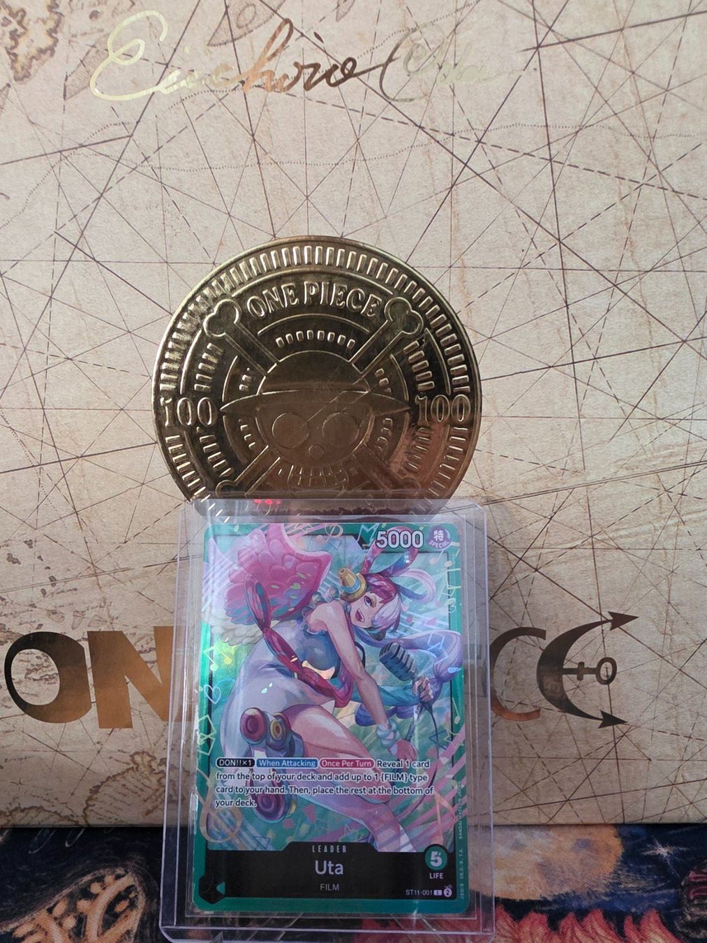 Bandai Carte collezionabili: One Piece Uta ST11-001 Leader – Usato da Genestrerio venduto da AM_98 1