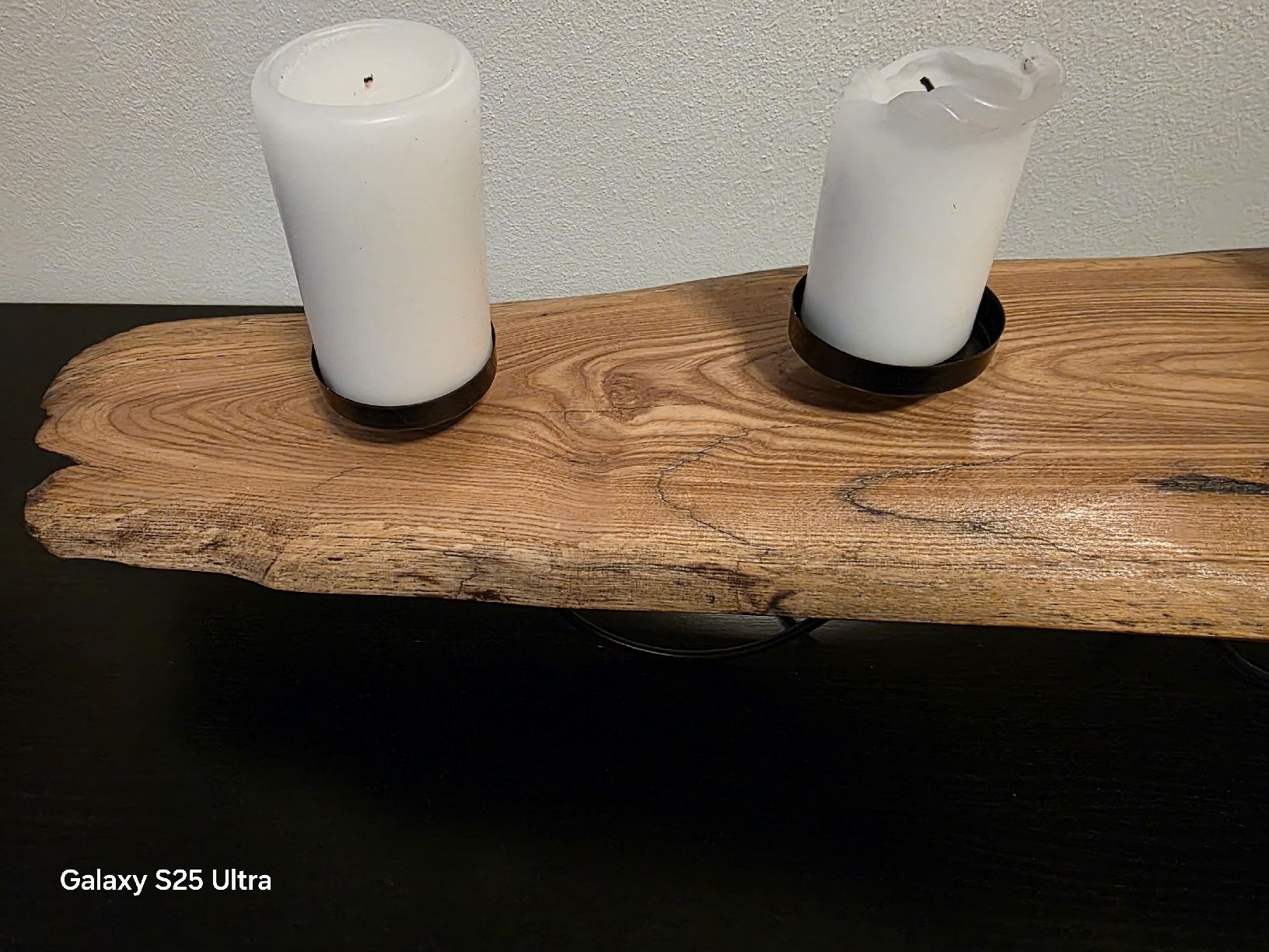 Portacandele: Kerzenständer Holz 4er mit Metallfuss  – Nuovo e nell'imballaggio originale da Mellingen venduto da 81pat 5