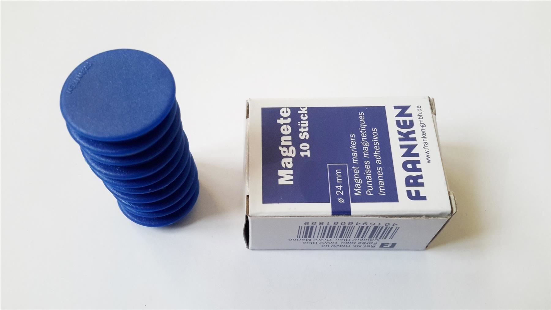 Calamite: Magnete 10 Stück, 24 mm, blau – Nuovo e nell'imballaggio originale da St. Gallen venduto da cointec 7