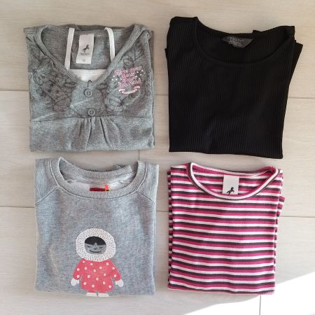 Lot de 2 T-shirts longues manches et 1 Sweatshirt
