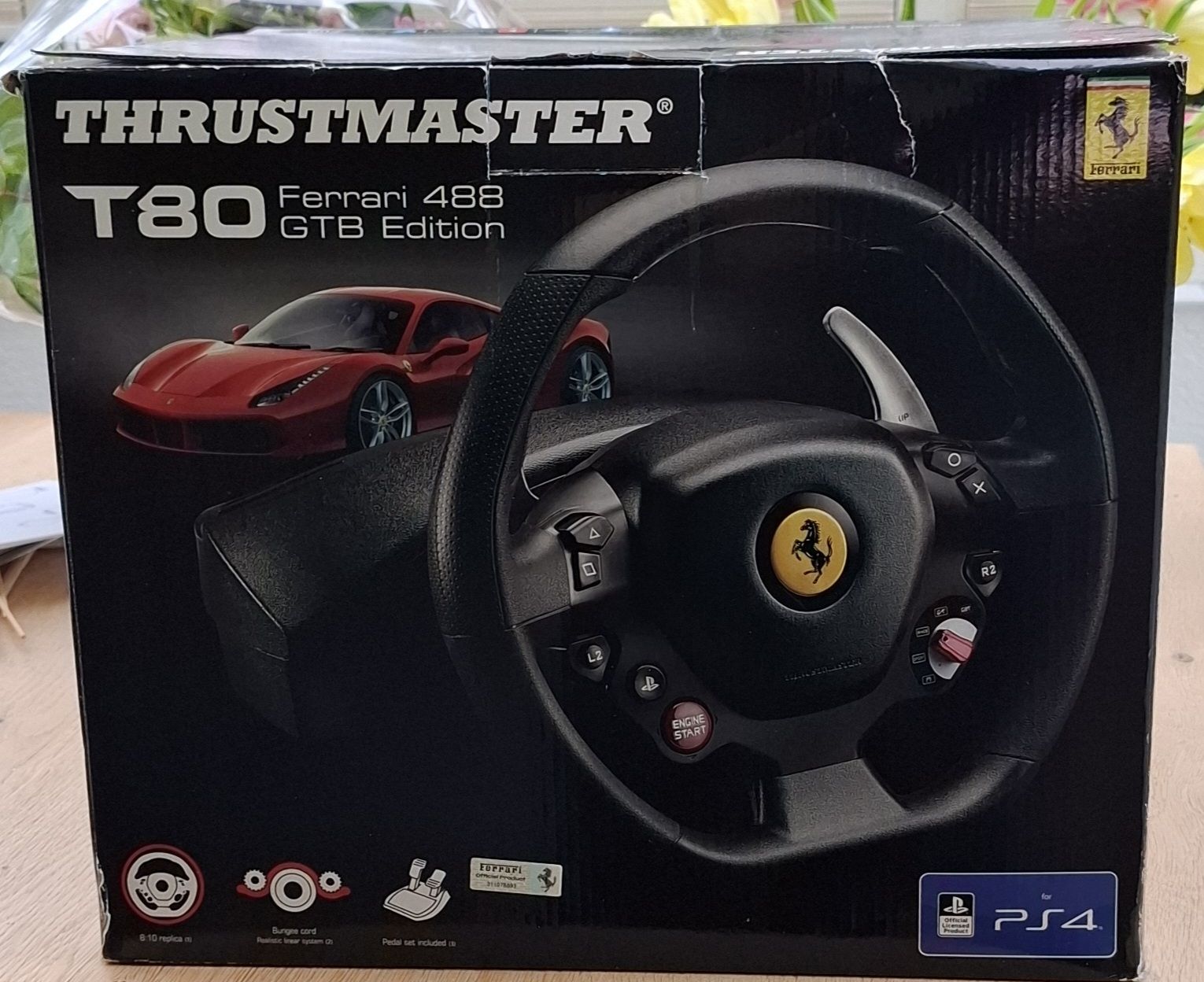 Thrustmaster Controller: Thrustmaster T80 Ferrari 488 GTB Edition Wheel, Gaming Lenkr – Usato da Stadel b. Niederglatt venduto da bluelizard