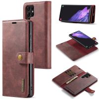 S21 Ultra - étui avec coque détachable rouge