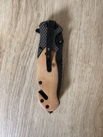 Böker Klappmesser Carbonholz mit Gürtelclip gebraucht