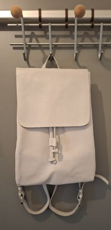 Sac à dos femme similicuir gris neuf