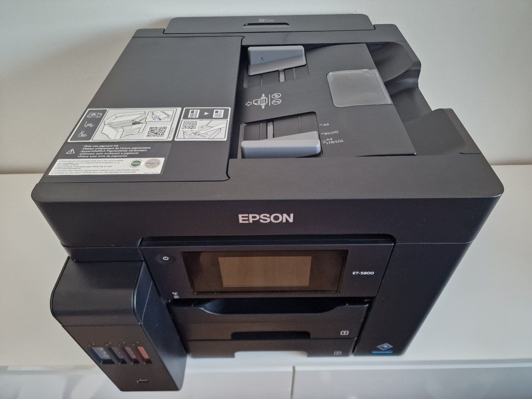 Epson Drucker: Epson EcoTank ET-5800 Multifunktionsdrucker + GRATIS – Neu (gemäss Beschreibung) aus Plaffeien von Rena88 2