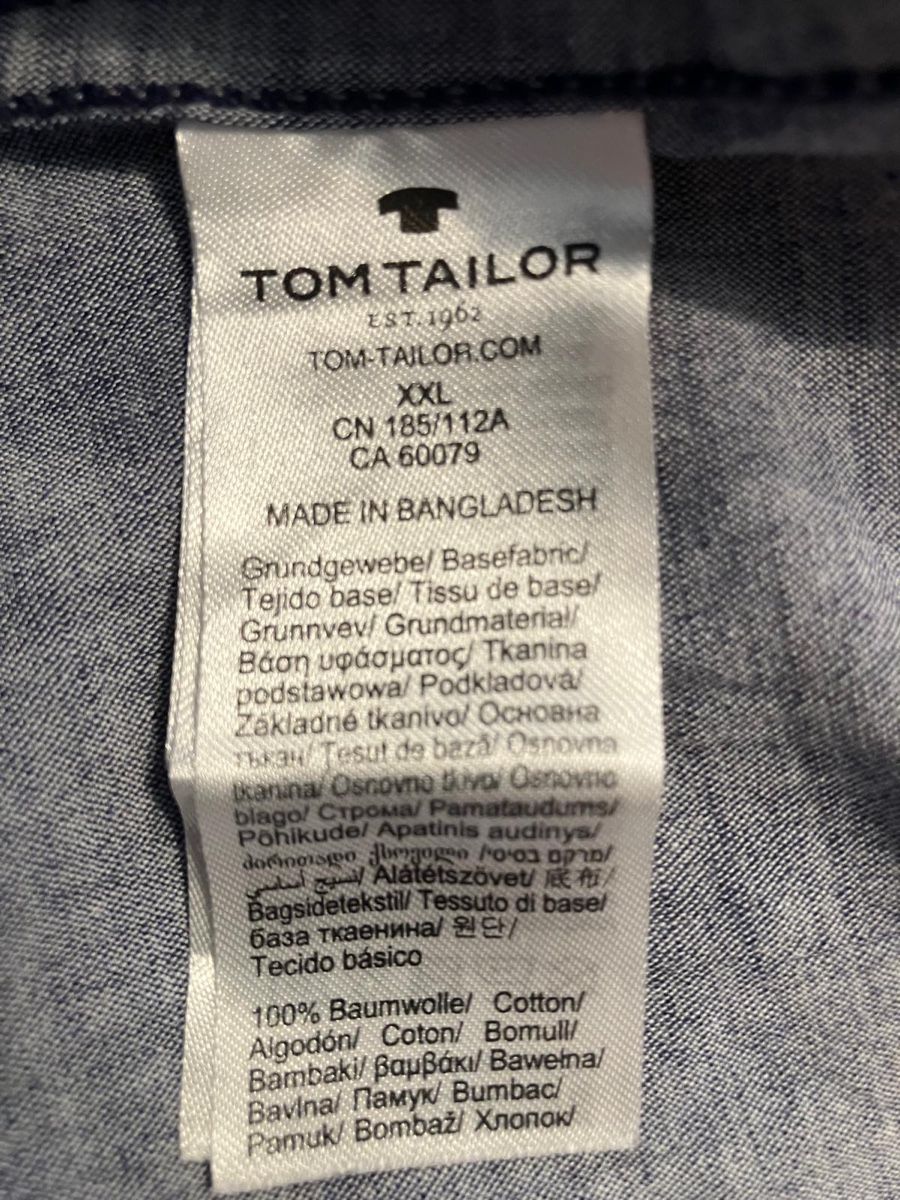 Tom Tailor Hemden: Tom Tailor Herren Hemd, Kurzarm, Gr. XXL, Baumwolle – Neu (gemäss Beschreibung) aus Einsiedeln von zue_82pm 3