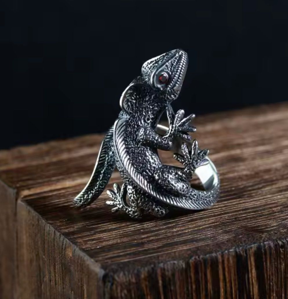 Anelli: Ringe Gecko Verstellbar – Nuovo e nell'imballaggio originale da Eschenbach SG venduto da ...- 1