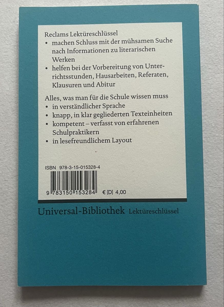 Livres: Die Räuber - Lektürschlüssel – D'occasion à Einsiedeln par lar_d62m 1