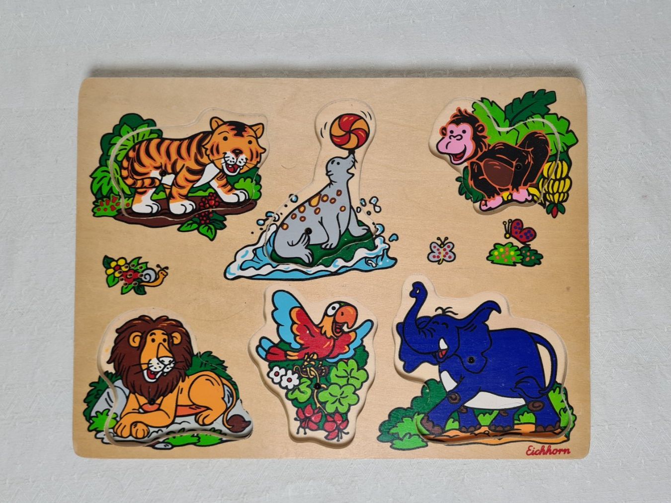 Eichhorn Puzzle: Puzzle en bois d'animaux – Usato da courtelary venduto da ikidin65 4