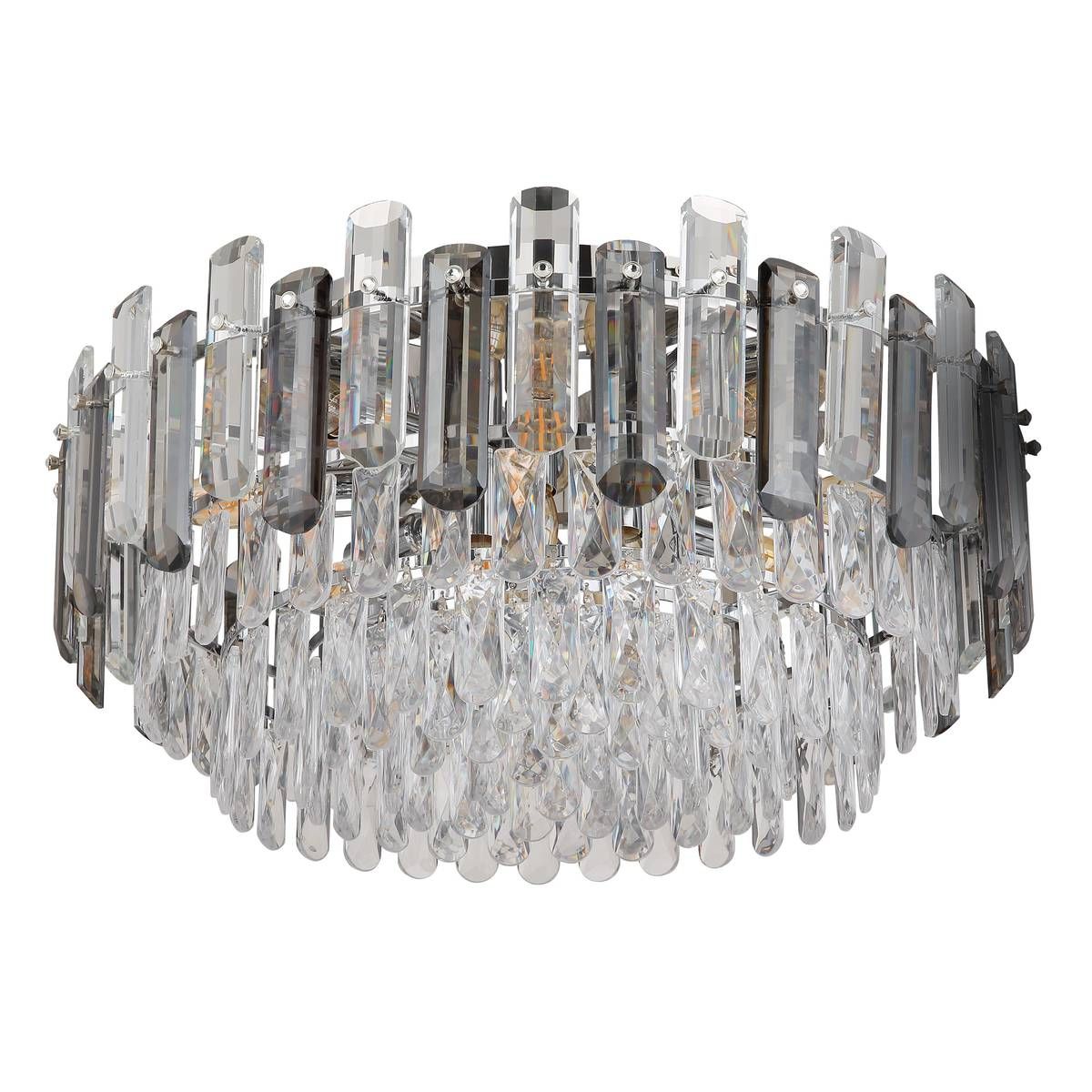 Lampadari & plafoniere: Deckenleuchte, Glas, Rauchfarbe, 55 cm Ø – Nuovo (secondo la descrizione) da Kreuzlingen venduto da Smart-Light 3