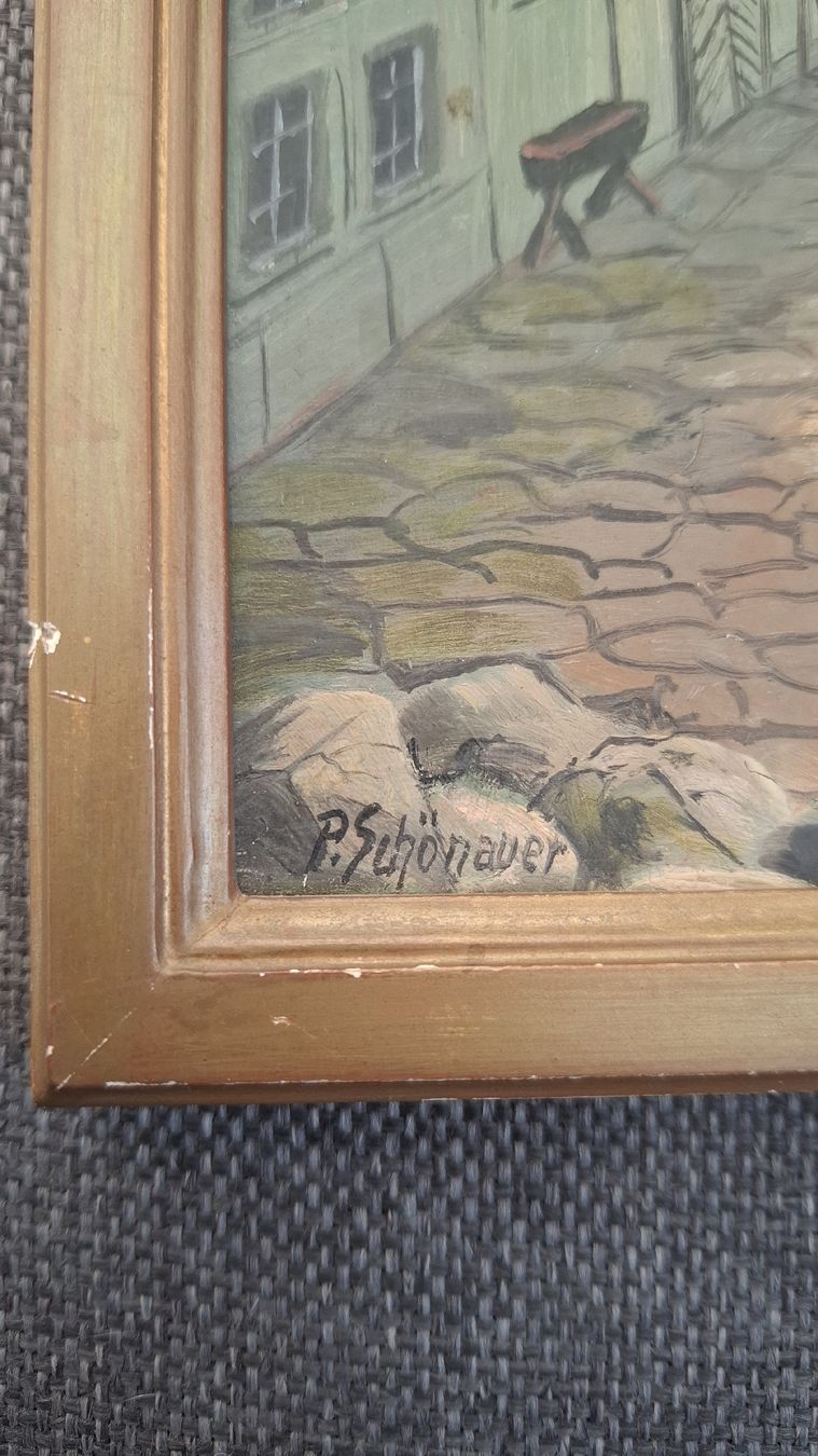 Gemälde: Dipinto antico Alt Bern Schönauer – Gebraucht aus Lengnau BE von jonny12787 1