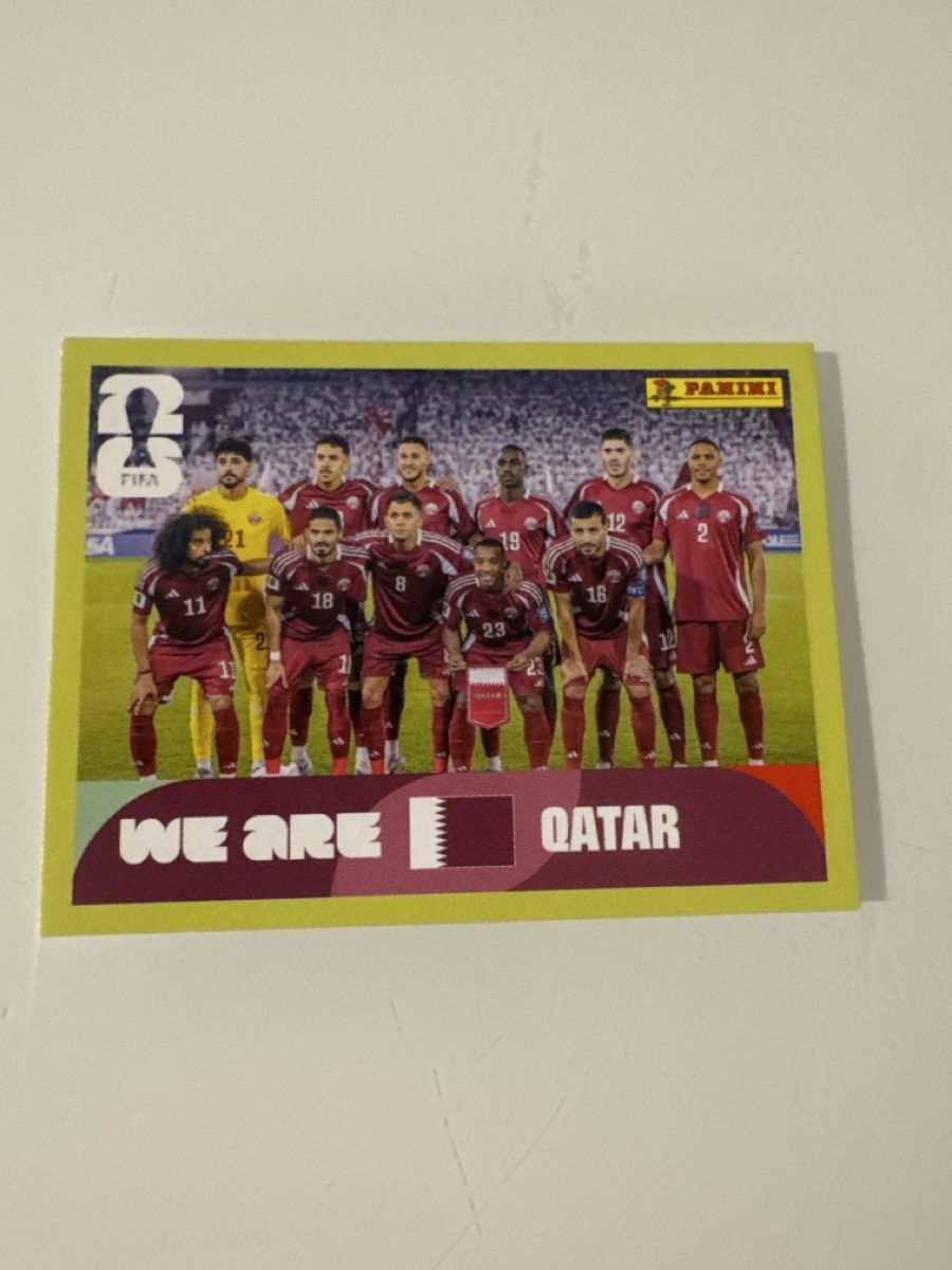 Panini Carte collezionabili: Panini 2026 Qatar QAT13 – Nuovo (secondo la descrizione) da Bern venduto da akl_sy9s