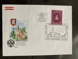 Österreich 1974 Ersttagsbrief 750 Jahre Stadt Judenburg