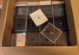 202 CD - Hüllen Schwarz, Weiss, Transparent - Top Zustand!!