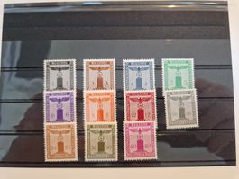 Deutsches Reich Briefmarken Dienst Set postfrisch