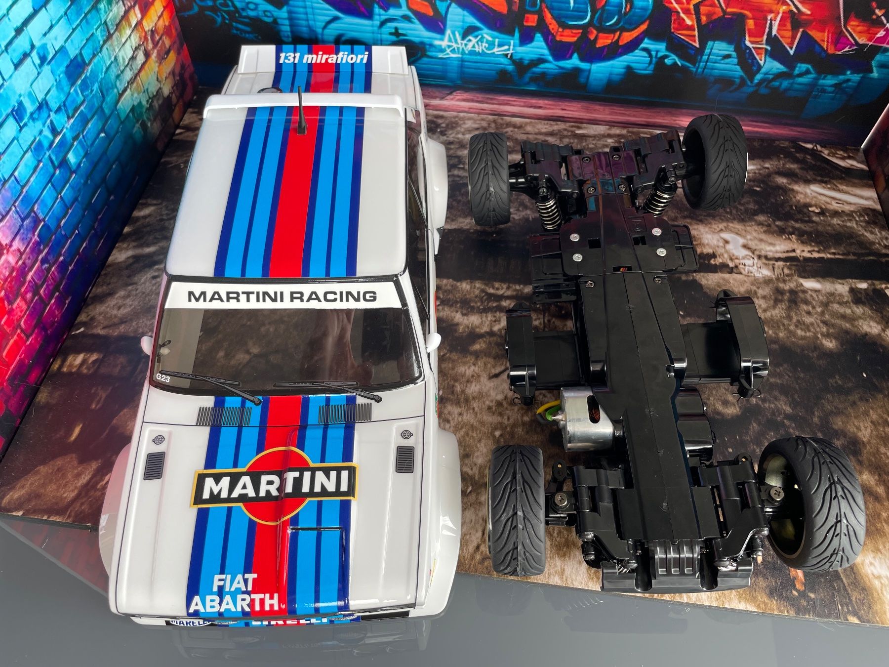 Tamiya RC Kits de montage: Tamiya Fiat 131 Abarth Martini – Neuf (Voir description) à Uznach par nightcrawler 9