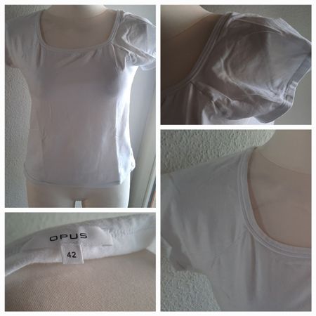 ***OPUS*** Basicshirt weiss Gr 42
