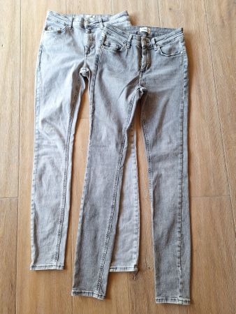 2 Hosen grau Only Gr. S/32 und M/32