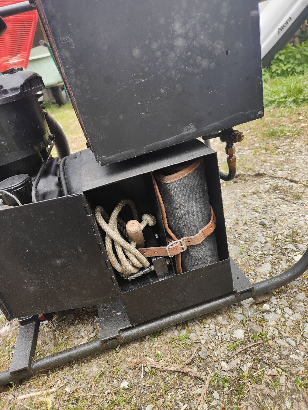 Generatori di corrente: Armee Stromgenerator / Notstromaggregat, WWII mit ABB Wandle – Usato da Bichelsee venduto da Sacoche1932 4