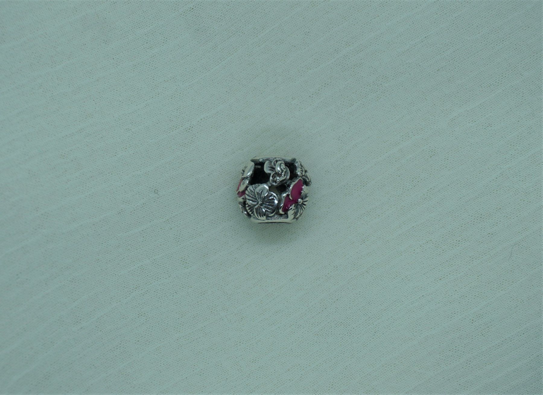 Ciondoli: Charm "Rosa Blumenkugel" zu Pandora Silber 925 – Nuovo (secondo la descrizione) da Niederbüren venduto da Fidi5 4