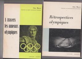 2 livres Otto Mayer olympisme  JO Jeux Olympiques