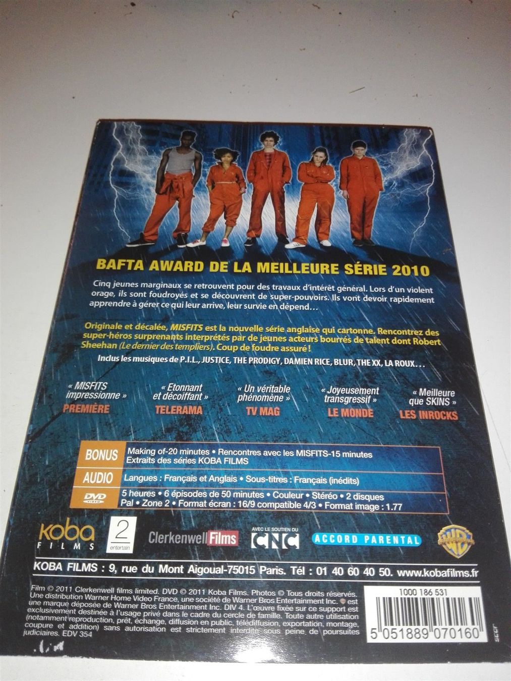 Tutti i DVDs: Misfits   (Saison 1)           -FR & EN- – Usato da St.Gallen venduto da elk2023 5