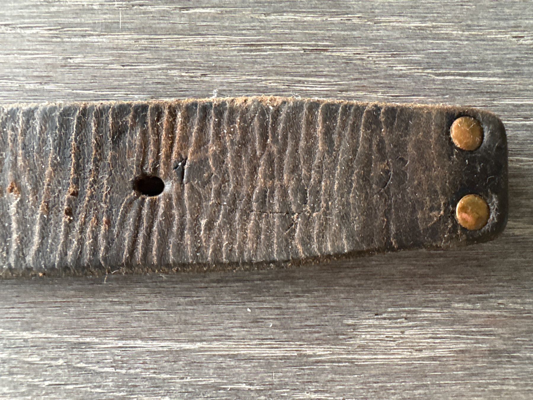 Schweizer Armee Uniformen: Leibgurt Ceinturon 100 cm von 1913 – Gebraucht aus Hünenberg von Betsch1 6