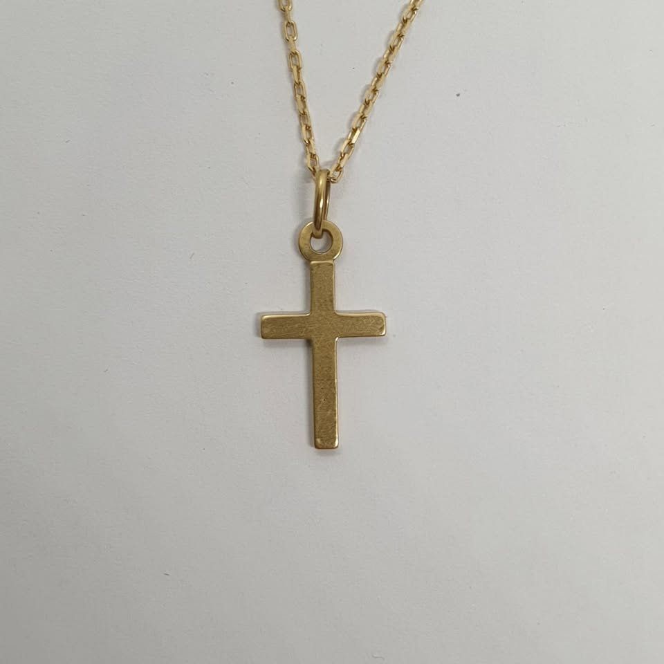 Catenine: Echt 18K Gold - Kreuz Collier – Usato da Luzern venduto da Goldhaus-Luzern 2