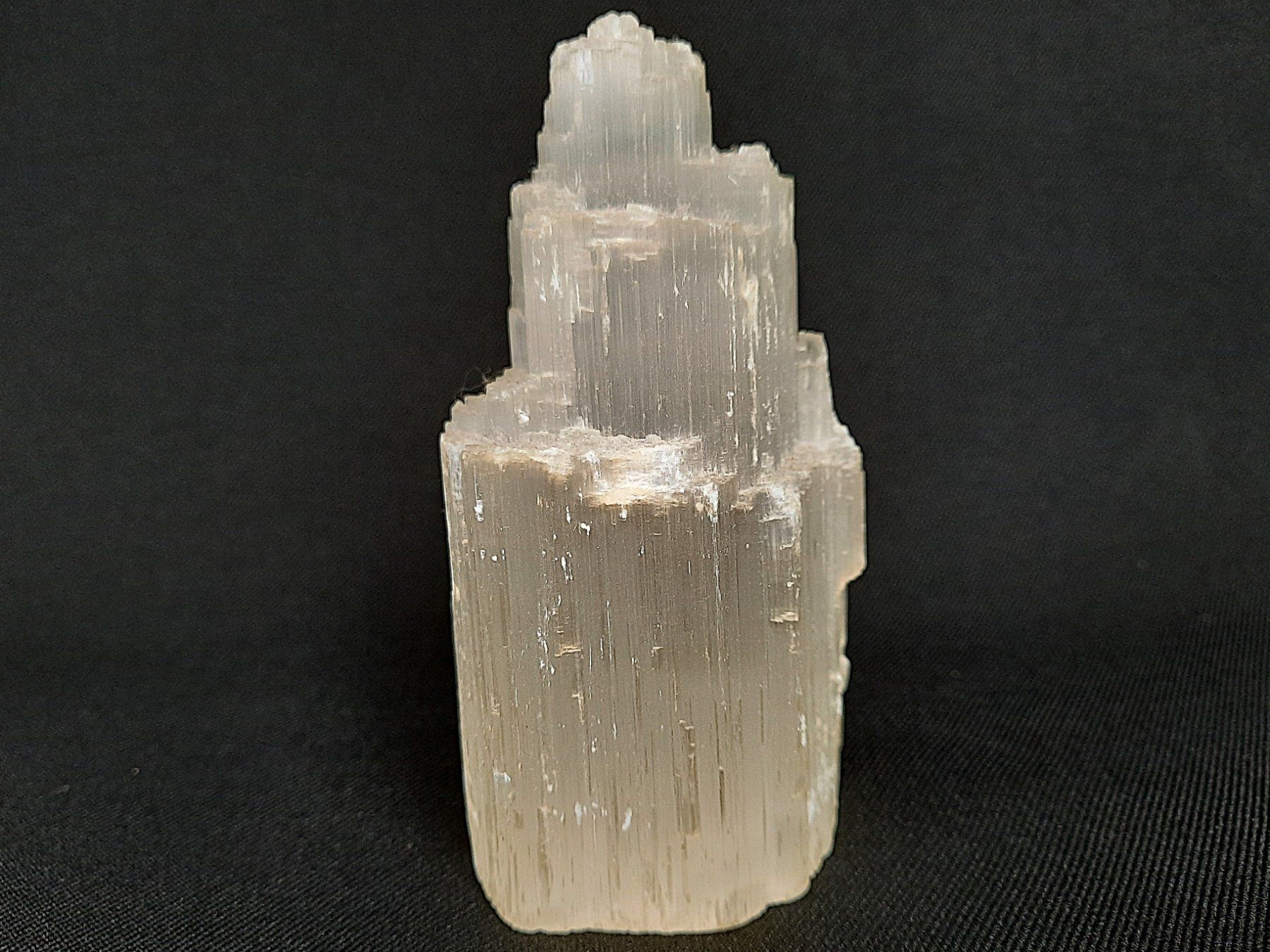 Minerali & Pietre curative: Fossiles Holz und Selenit-Turm – Usato da Beinwil am See venduto da Restwert_Beinwil 7