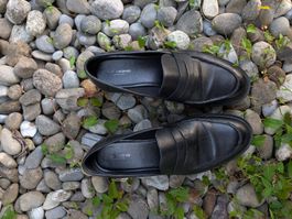 Loafers Vagabond black leather size 41 good condition
