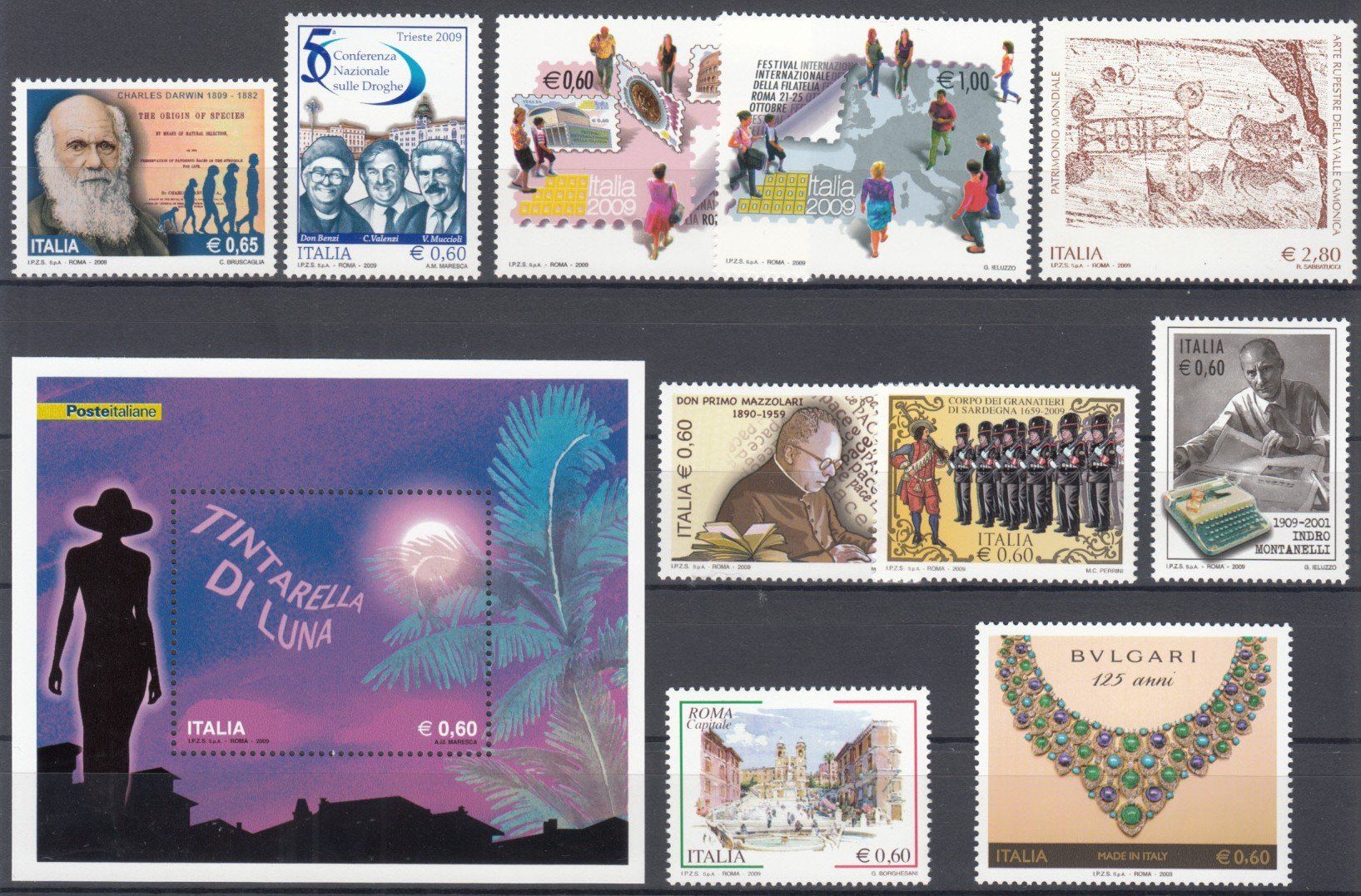 Tutti i francobolli: Italien 2009 postfrisch – Usato da Bürglen TG venduto da StampGraf 1