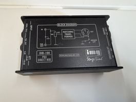 IMG Stage Line DIB-100 passive DI-Box, Pad, Groundlift