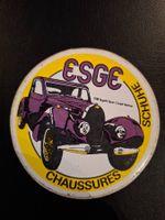 Vintage Rar Sticker Aufkleber ESGE Schuhe Bugatti Sport Coup