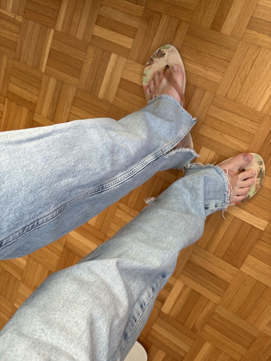 Jeans: Trendy frayed jeans – Usato da Winterthur venduto da kar_5kzx 4