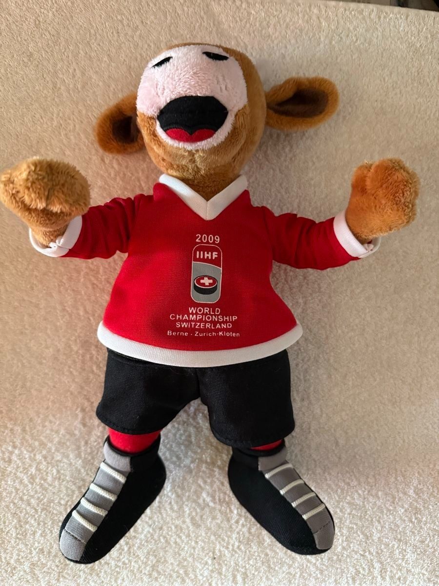 Statuette: Maskottchen Cooly Eishockey WM 2026 35cm – Nuovo e nell'imballaggio originale da Pieterlen venduto da reisekultur 1