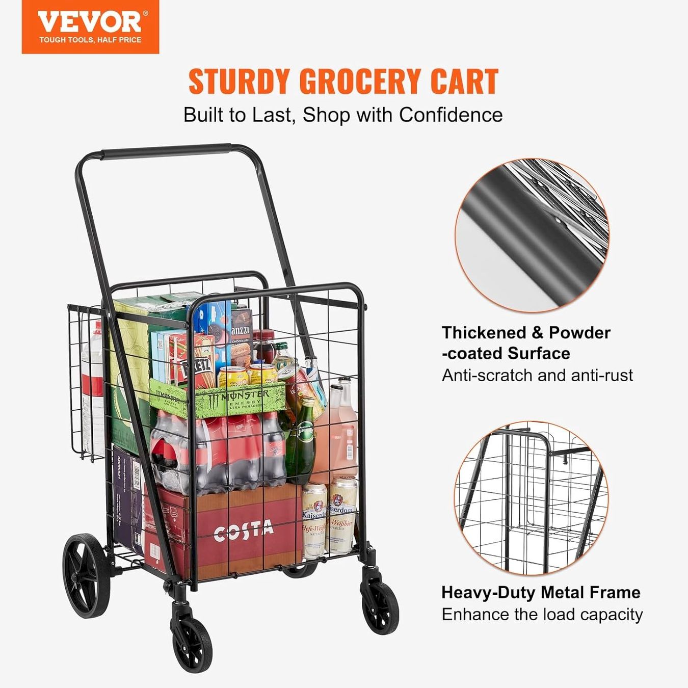 Autres articles pour la maison: VEVOR Einkaufstrolley Klappbar 50kg – Neuf avec emballage d'origine à Bottighofen par zaap 4