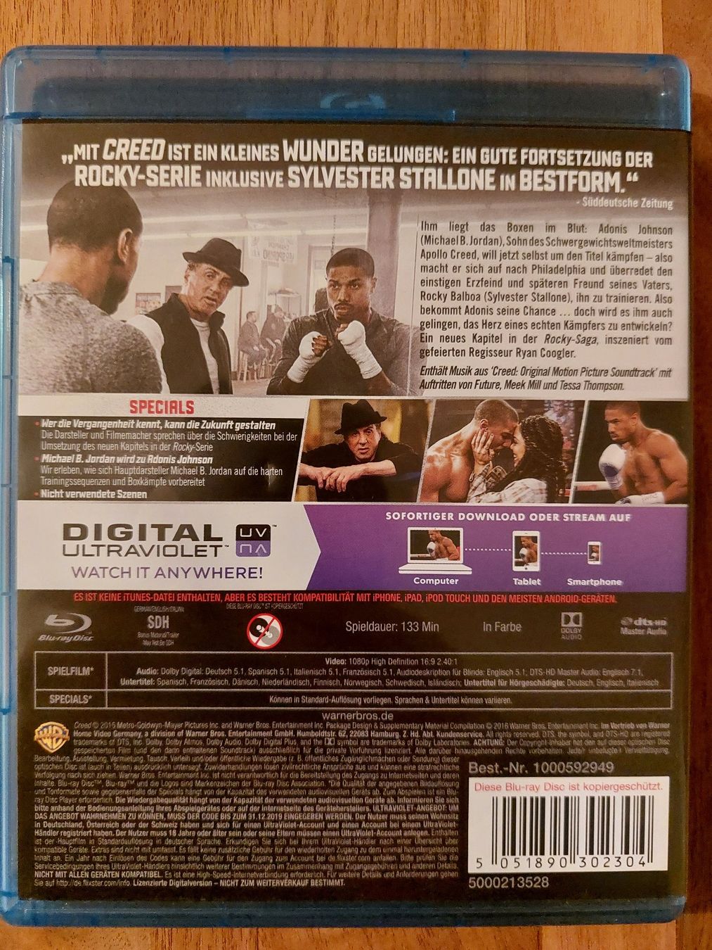 Tutti i DVDs: Blu Ray - Creed Rocky's Legacy – Usato da Rheinfelden venduto da FilmAuktion 1