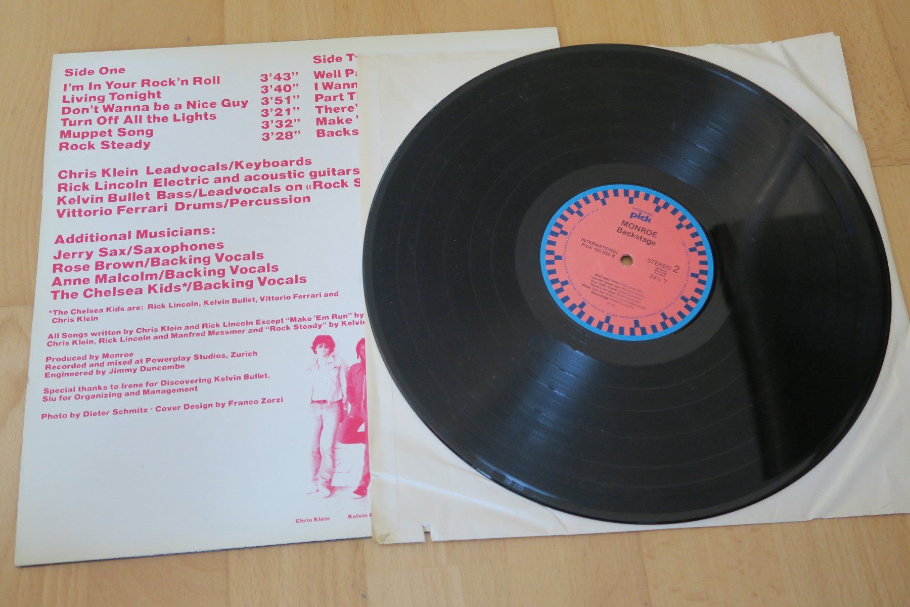 Dischi in vinile: Monroe – Backstage – Usato da Thun venduto da Karibu70 2